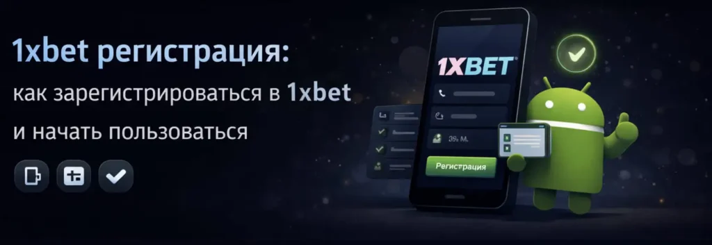 регистрация на сайте 1xbet